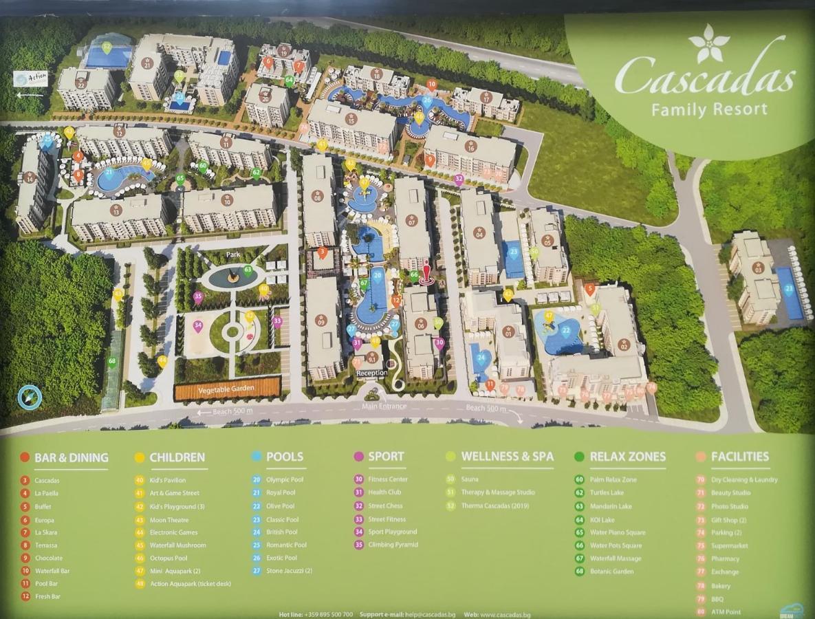 Cascadas Family Resort - Apartment Private Slântsjev Brjag Eksteriør bilde
